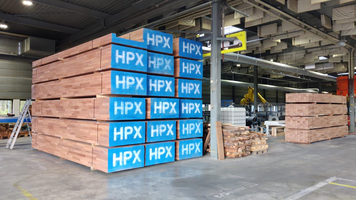 Laminated hardwood beams and structural scantling
